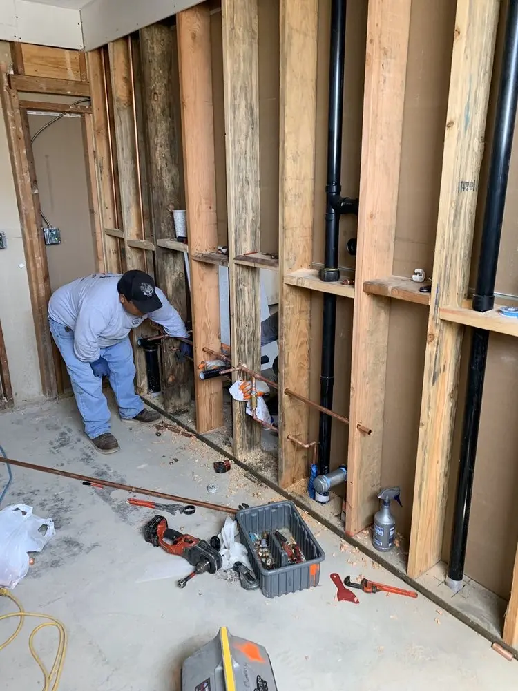 Commercial rough-in plumbing for Gas Line Repair in South Bend